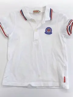 ミキハウス ホワイト ポロシャツ　100