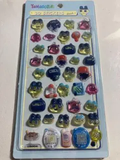 【海外製】たまごっち風3Dシール