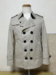 BURBERRY BLACK LABEL トレンチコートノバチェックベージュ系M