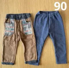 UNIQLO MARKEY'S ズボン 裏起毛 90cm 2点セット