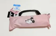 MARY QUANT ディズニー ミニー　晴雨兼用 折りたたみ傘　ピンクのサムネイル