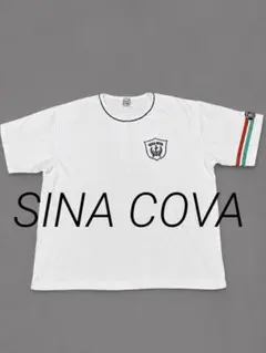 SINA COVA シナコバ 刺繍ロゴ Tシャツ 半袖 ホワイトのサムネイル