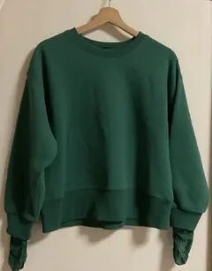 SUGAR SPOON シュガースプーン 緑 トレーナー スウェット