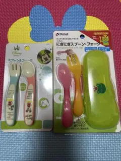 ☆新品未使用　ベビー用　スプーン・フォークセット☆
