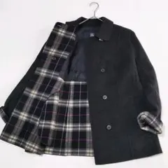 ステンカラーコート ピーコート