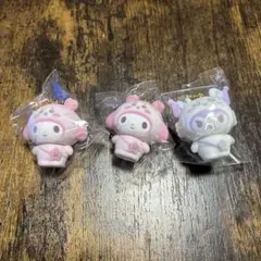 ちいかわ　サンリオ　シークレットフロッキーマスコットチャーム　マイメロ　クロミ