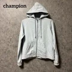Champion レディース フルジップパーカー 淡色 水色 Europe企画