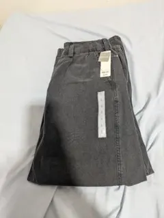 GU　デニムツータックバギースラックス
