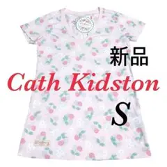 新品 ユニクロ キャスキッドソン Tシャツ 半袖 ピンク さくらんぼ 綿