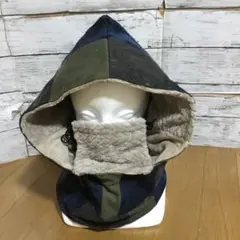 フード付きネックウォーマー　バラクラバ　マスク付き