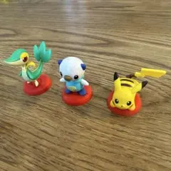 ⭐︎値下げ中⭐︎ チョコエッグ 旅立ちの3匹 ツタージャ ミジュマル ピカチュウ