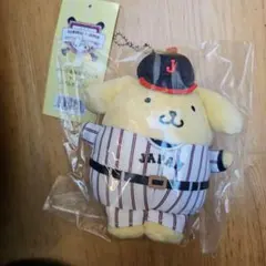 公式★ポムポムプリン　 侍ジャパン　サンリオ　野球ユニフォーム ぬいぐるみ