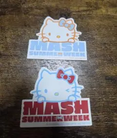 ハローキティ MASH SUMMER WEEK ステッカー