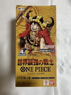 テープ未カット・未開封】ワンピースカード 世界最強の戦士 BOX - メルカリ