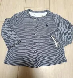 美品 ラルフローレン リバーシブル ベア カーディガン 80 ベビー