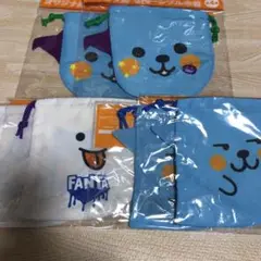 Qoo FANTA オリジナル リバーシブル巾着