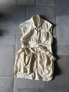 ドリスヴァンノッテン⭐︎カーキ ノースリーブ ロングベスト　ジレ　トップス 2025年最新】DRIES VAN NOTEN レディース ベスト・ジレ