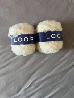 DARUMA LOOP クリーム色 毛糸 2個セット