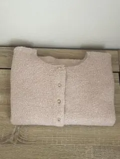 archives プードルフェザーニットカーディガン　ピンク