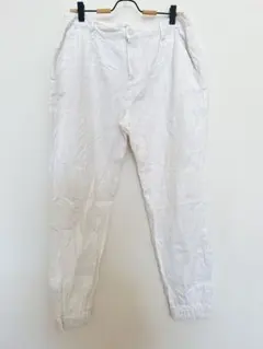 boohoo ホワイト カジュアルパンツ UK12 シンプル　レディース