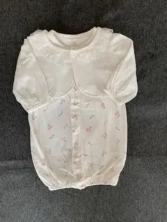 チェリー柄2wayオール＋未使用品ソックス2点