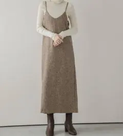 SUGAR BISKET Iラインキャミワンピース ブラウン