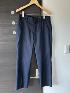 ソリッド ツイル ノープリーツ ストレート パンツ Mサイズ