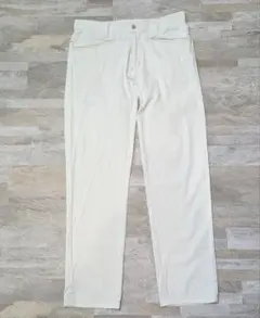 ★月末セール★アディダスゴルフ 総柄 ゴルフパンツ ホワイト 79cm