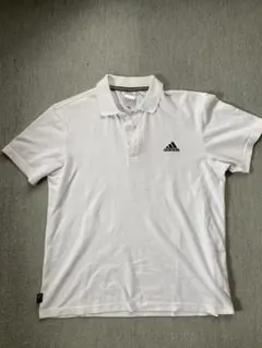 adidas アディダス ゴルフ ポロシャツ ホワイト メンズ　ＭかLサイズ