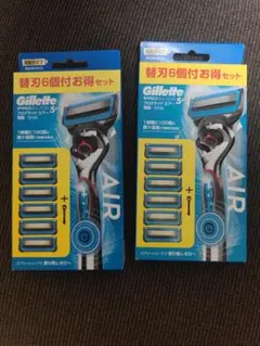 Gillette ProShield 5+1 替刃6個付きセット　2セット Gillette ProShield 5+1 替刃6個付き - メルカリ