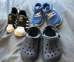 キッズシューズ3足15㎝ NIKE adidas crocsクロックス