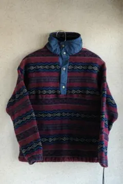 90sUSA PENDLETON ペンドルトン ノルディックハーフボタンスナップ