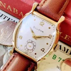 OH済)40'sBULOVAレクタン 名作cal7AK 10金張り手巻き - メルカリ