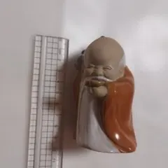 寿老人 陶器 置物 縁起物