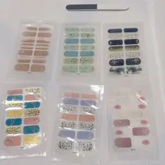 ネイルアートステッカー 爪飾り 粘着ネイルフル ネイルジェル ネイルアート