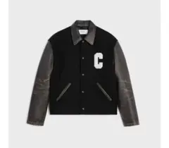 【美品】CELINE バックフロッキー テディ ジャケット 48イタリア製 CELINE - CELINE セリーヌ 20SS バックフロッキー スーブニール テディ