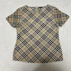 BURBERRY LONDON チェック柄 半袖Tシャツ L