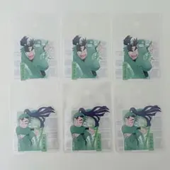 忍たま乱太郎　ミニデコステッカー 六年生 潮江 文次郎 立花 仙蔵 6枚