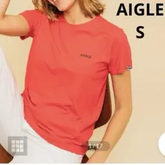 AIGLE 吸水速乾 ステンダール 半袖Tシャツ （レッド）のサムネイル