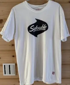 S/DOUBLE Tシャツ ホワイト ロゴプリント　Mのサムネイル