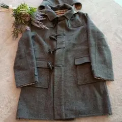 【140】美品 COMME CA FILLE ダッフルコート グレー