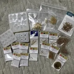 シリコンモールド　ピアス　イヤリング　金具　まとめ売り