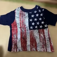 アメリカ国旗デザイン Tシャツ 6-9ヶ月