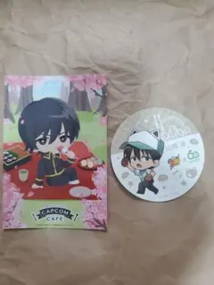 銀魂 アトレ 花鳥風月 キャラポップストア 和紙風 缶バッジ 山崎退