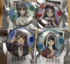 青ブタ アニメイト秋葉原 遊園地 ホログラム缶バッジ 4点セット