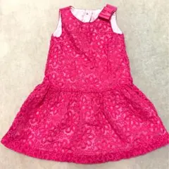 Gymboree 花柄レースワンピース　ピンク　2T 100 ジンボリー