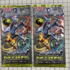 ポケモンカードゲーム 強化拡張パック ドラゴンストーム 2パック