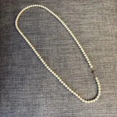 [2way]しなやかロングコットンパールネックレス 90cm