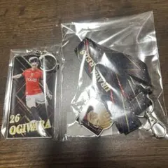 浦和レッズ 荻原拓也選手　ネックストラップ、キーホルダー2点セット