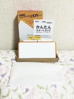 【完品 美品】New ニンテンドー2DS LL ホワイト/オレンジ